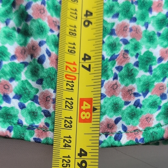 Floral Green Maxi Dress - Picture 4 of 10